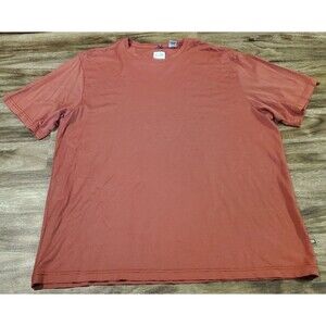 Geoffrey Beene Men's 2XL XXL Burnt Orange T-Shirt Soft Cotton Rayon Polyester